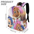 thumbnail image 3 of Bubble Guppies-theme Backpack, Campus style schoolbag Bookbag with Adjustable Shoulder Straps And Large Zip Compartment, Unisex Travel Bags.42x30x15cm, 3 of 6