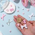 thumbnail image 4 of 1 Box 290pcs Bowknot Beads Cute Bow Beads Assorted Acrylic Plastic Coquette Pink Bow Tie Star Heart Shape Round Loose Beading Kits, 4 of 7