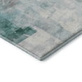 thumbnail image 3 of Addison Rugs Mayfield Premium Machine Washable Transitional Blocks Teal Rectangle Rug, 10' x 14', 3 of 7