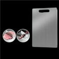 thumbnail image 6 of Stainless Steel Cutting Board for Kitchen â 304 Food Grade, Double-Sided, Non- â Durable & Hygienic Chopping Board Dishwasher Safe for Meat, Veggies, Chefs, 6 of 8