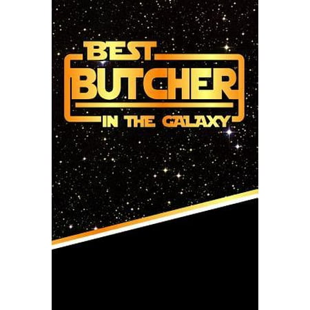 The Best Butcher in the Galaxy : Isometric Dot Paper Notebook Book 120 Pages