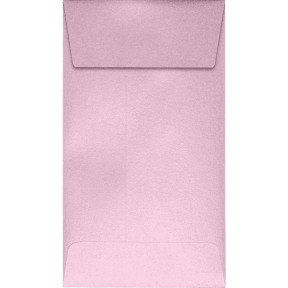 LUXPaper #5 1/2 Coin Envelopes, 3 1/8 x 5 1/2, Rose Quartz Metallic, 1000/Pack