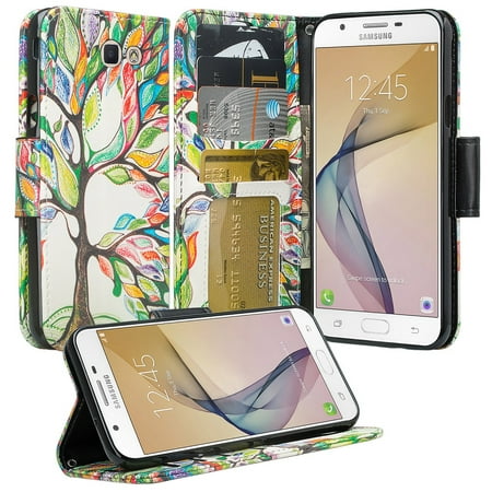 Samsung Galaxy J7V Case, Galaxy J7 Sky Pro, J7 Prime Case, J7 Perx Case, SOGA [Pocketbook Series] PU Leather Magnetic Flip Design Wallet Case for Galaxy J7 2017 / J7 V / J7 Sky Pro - (Best Leica M9 Accessories)