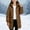 Coffee, variant on OGLCCG Girl's Long Hooded Down Jacket Casual Warm Winter Thick Down Coat With Pockets Full Zip Long Sleeve Thermal Puffer Jacket for Teens 7-15 Years