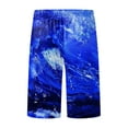 thumbnail image 3 of Caqnni Men's Hawaiian Beach Shorts: Classic Swimwear (Z01-Dark Blue,XXL), 3 of 5