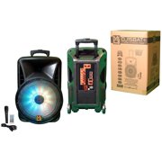 Pair of MR DJ DJ15BAT+ 15 Portable Bluetooth Speaker