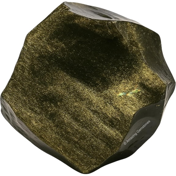 Golden Sheen Obsidian Raw Crystals and Healing Stones (1 Piece)