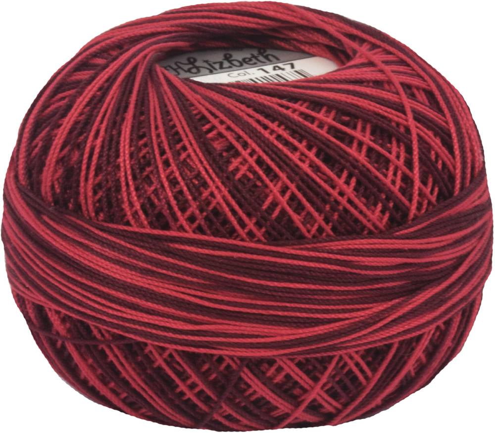 Handy Hands Lizbeth Premium Cotton Thread Red Burst Size 40