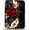 Black Red Flowers, variant on Case for iPhone 15, Shockproof Hard Shell + Soft Silicone 2 in 1 Hybrid, Shockproof Bumper Drop Protective - Abstract Lotus Flower Stained Glass