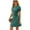 Green, variant on BadPiggies Women Casual Short Sleeve Ruched Bodycon T Shirt Dress Sun Beach Summer Mini Dresses