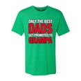 thumbnail image 2 of Wild Bobby,Only The Best Dads Get Promoted to Grampa, Father's Day, Men Premium Tri Blend Tees, Envy, Small, 2 of 3
