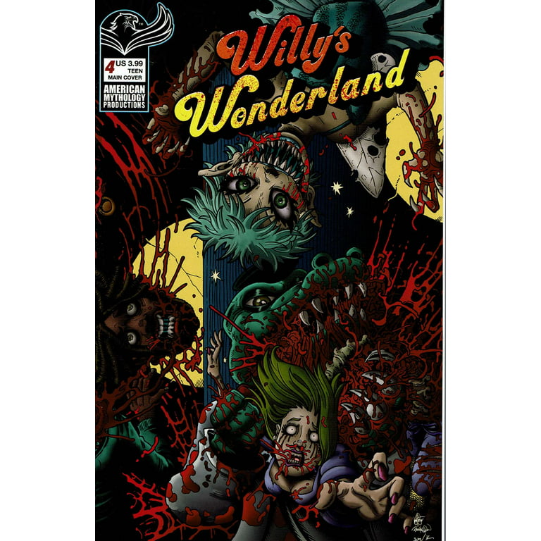 Willy's Wonderland Prequel #4 VF ; American Mythology Comic Book 