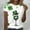 #0004-Green, variant on St Patricks Day Shirt Women Crewneck Pullover Tees Funny Clover Print Short Sleeve Tops Lucky Irish Shamrock T Shirts Gift