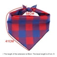 thumbnail image 3 of kladzum Dog Bandana Spring Dog Scarf Puppy Bandana Bib Handkerchief Gift, Pet Print Scarf Plaid Colorful Bib Classic Small Check Scarf, 3 of 3