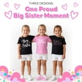 thumbnail image 2 of MISS POPULAR Big Sister T-Shirt for Girls – Super Soft Short Sleeve, Promoted to Big Sis, Pregnancy Announcement, Family Photo & Everyday Wear | Toddler to Big Girl Sizes, 2 of 8