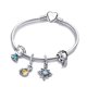 thumbnail image 1 of Pulsera de cuentas con dijes europeos para mujer, joyería hecha a mano, regalo, 1 of 6