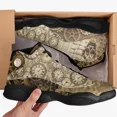 thumbnail image 1 of Ni - ke Steampunk A J 13 Sneakers Unique Shoes Clocks Gears Gothic Skulls Casual Shoes, 1 of 5