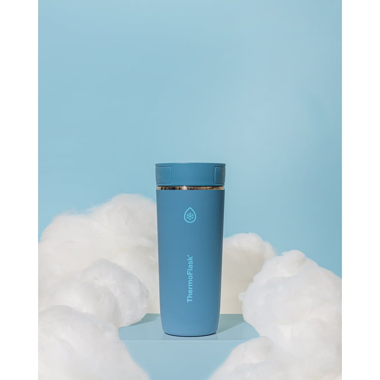 ThermoFlask 16 oz Insulated Travel Mug, Shaded Teal photo 2