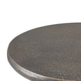 thumbnail image 5 of Christopher Knight Home Lightweight Concrete Outdoor Side Table, Sculptural Oval Design, Copper, 5 of 12