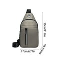 thumbnail image 3 of Compact Sling Bag - Unisex Crossbody Chest Pack with Headphone Port, 11.81" Water-Resistant Travel Shoulder Bag for Tablets & Essentials, 3 of 6