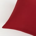 thumbnail image 4 of Flxxie 1800 Count Double Brushed Microfiber Envelope Pillowcases Set of 2, Queen, 20" x 30", Wine Red, 4 of 6