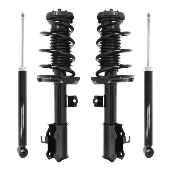 Unity Automotive 4-11881-251180-001 Fnt & Rr Complete Strut Assembly Shock Kit For 2011-2012 Chevrolet Cruze