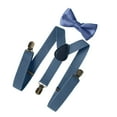 thumbnail image 1 of Tirantes Ajustables Fernando Y para Espalda Conjunto de Pajarita con Clips Gris para Hombre, 1 of 8