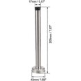 thumbnail image 2 of Stainless Steel Door Stop Wall Mounted Rubber Bumper 200mm High, Heavy Duty Door Stopselected Products, 2 of 4