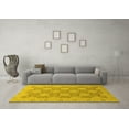 thumbnail image 3 of Ahgly Company Machine Washable Indoor Rectangle Oriental Yellow Traditional Area Rugs, 2' x 4', 3 of 4