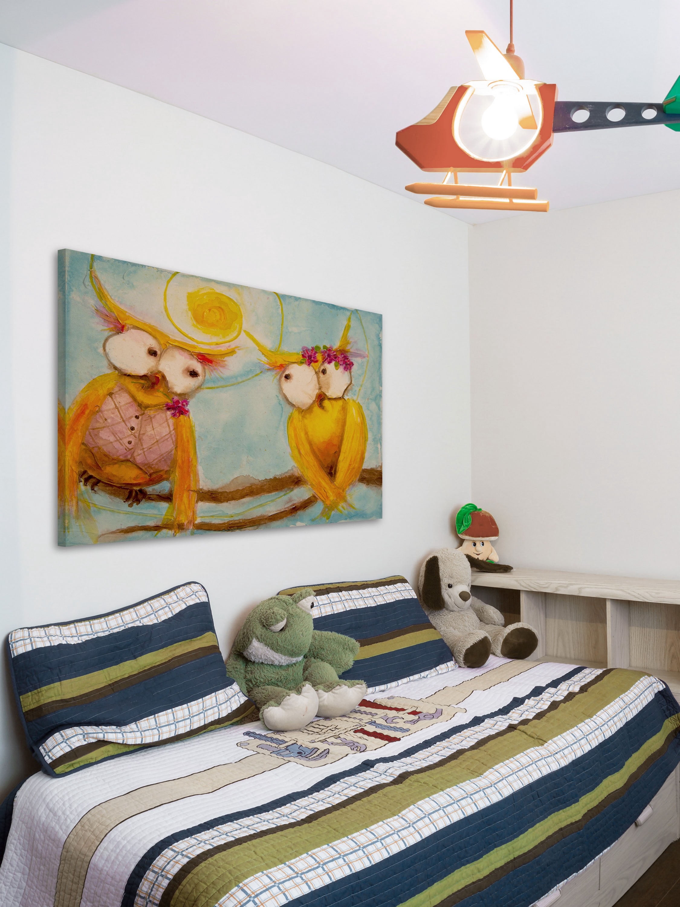 Marmont Hill Hoo’s Branch for Two Canvas Wall Art