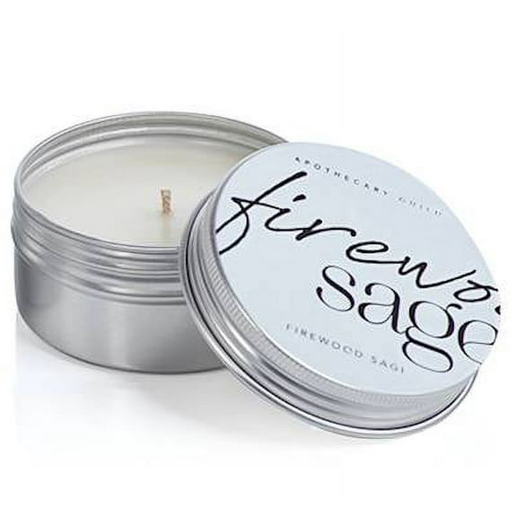 Firewood Sage Zodax Apothecary Guild Scented Tin Candle