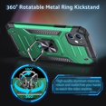 thumbnail image 2 of Anqrp Design for iPhone 11 Case, Military Grade Shockproof Protective Rugged Phone Case 360° Rotatable Metal Kickstand, 2 of 5