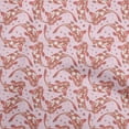 thumbnail image 1 of oneOone Polyester Spandex Light Pink Fabric Asian Japanese Koi Fish Craft Projects Decor Fabric Printed by The Yard 56 Inch Wide, 1 of 4