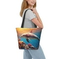 thumbnail image 2 of Easygdp Underwater Plant Dolphin Shoulder Bags for Women,Crossbody Bags Shoulder Purse Handbag for Women, 2 of 6
