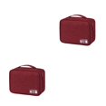thumbnail image 4 of Qarigey Bolsa de viaje, impermeable, compartimento ajustable, organizador de almacenamiento de maquillaje, bolso de mano, estuche a prueba de Type2 NO2, 4 of 6