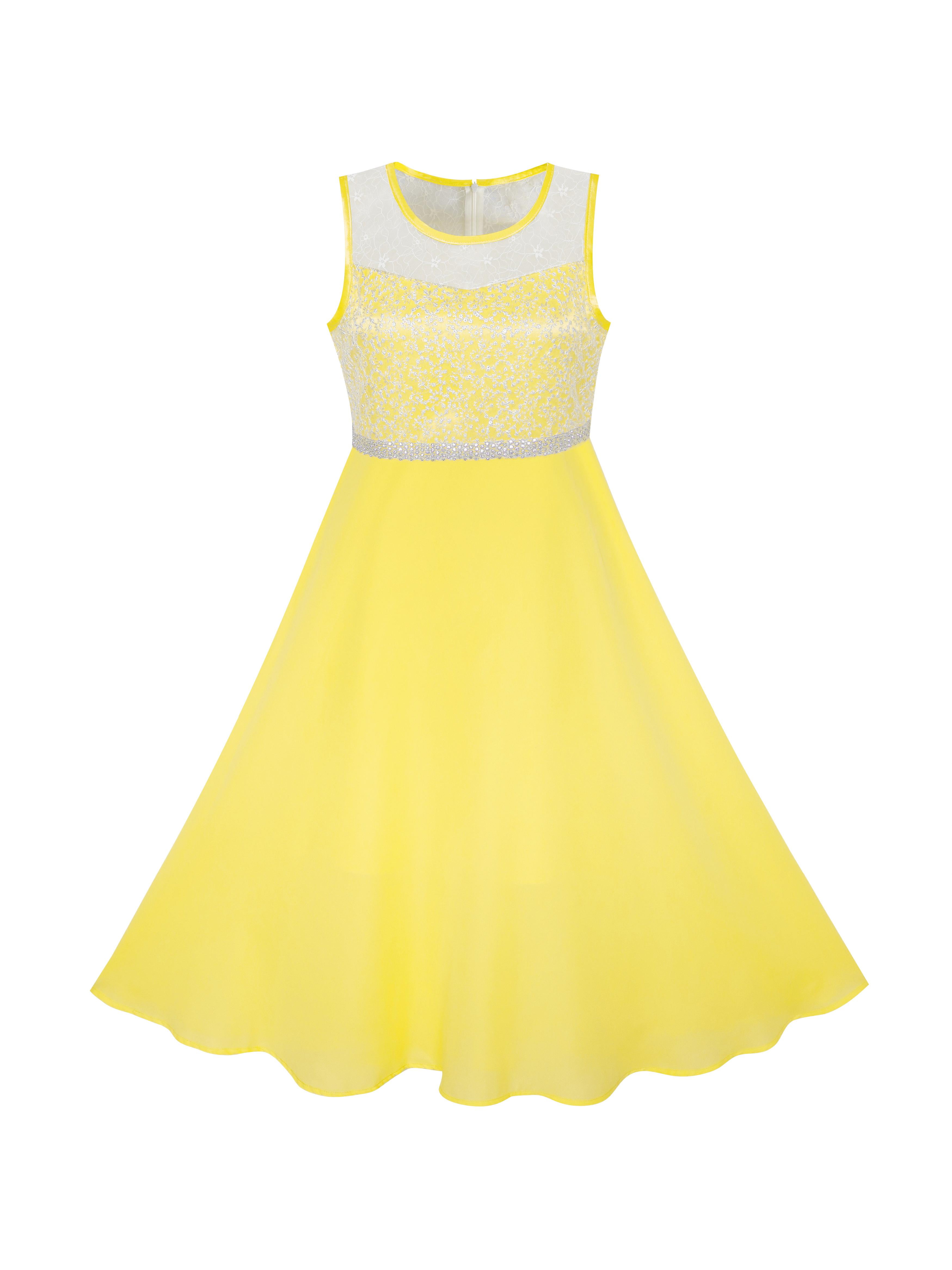 yellow gown for girls