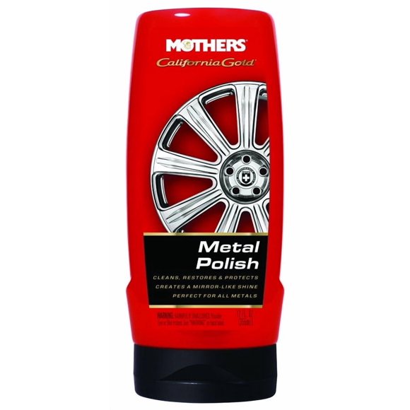 Mothers Metal Polish 05112 California Gold; For Cleaning/Polishing Metal; 12 Ounce Bottle; Liquid