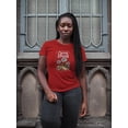 thumbnail image 2 of Good Mood Daisies W Froggie T-Shirt Women -Image by Shutterstock, Female 3X-Large, 2 of 4