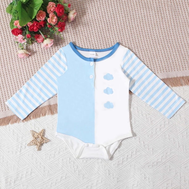 Mono de manga larga con estampado de primavera para niños.