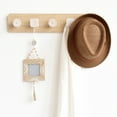 thumbnail image 6 of SPRING PARK 3/4/5 Hooks Wooden Coat Hooks Wall Mounted Wall Hooks Wood Hat Rack Hanger Vintage Organizer Wall Rack, 6 of 7