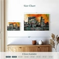 thumbnail image 4 of Elephant Stock Graffiti Stonehenge Wall Art - Horizontal Canvas Wall Art - Living Room Wall Decor - Architecture Canvas - Orange And Gray Decor By Stephen Chambers - 24" x 16", 4 of 8
