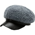 thumbnail image 7 of CoCopeaunts Newsboy Hats for Women Autumn Winter Hat Lady Fleece Octagonal Newsboy Cap Artist Painter Beret Hat, 7 of 7