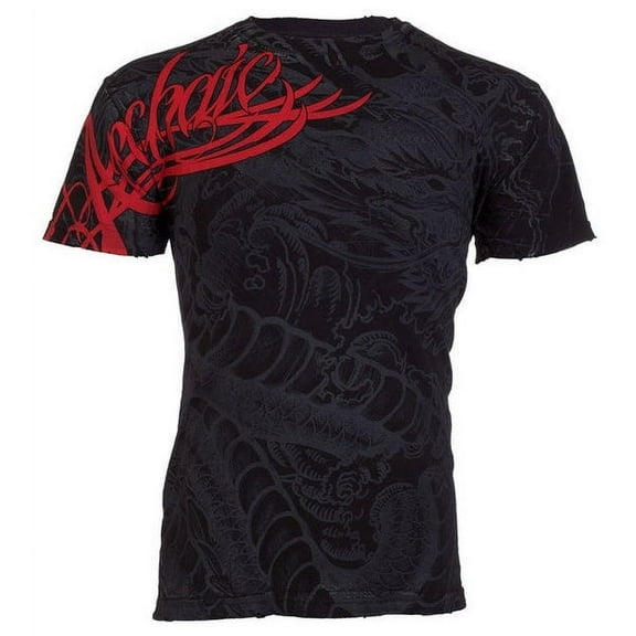 Xtreme Couture by Affliction Men's T-Shirt DRAGON RAGE Biker
