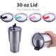 thumbnail image 5 of Tumbler Replacement Lids, 30 Oz Spill Proof and Splash Resistant Lid For YETI Rambler Tumbler, SOEOR Tumbler, Ozark Trail cup and other brands Vacuum insulation stainless steel Tumblers, 5 of 5