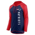 thumbnail image 2 of Women's Fanatics Navy/Red New England Patriots Forever Fan Full-Zip Hoodie, 2 of 3