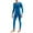 Blue, variant on Mens Thermal Underwear V Neck Base Layer Long Sleeve Winter Warm Comfortable Long Johns Slim Fit Base Shirt 2 Piece Set Long Johns for Men