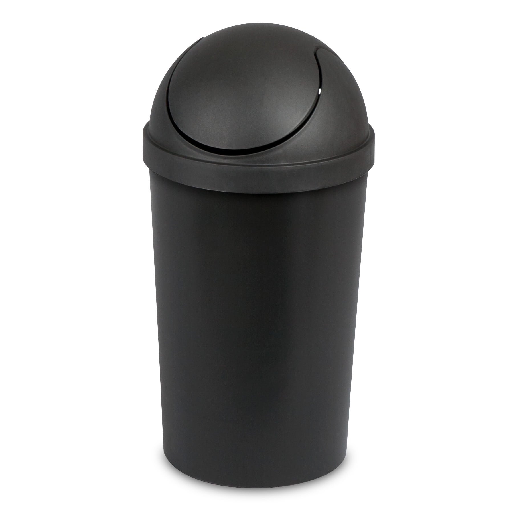 Sterilite Small Bathroom Trash Can, 3 Gallon Plastic Garbage