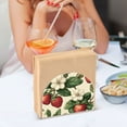 thumbnail image 3 of Yayeee Napkin Holder for Table Set of 2 Kitchen Paper Tissue Organization, Beige Strawberry, 3 of 8