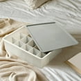 thumbnail image 5 of SCNOR Small Storage Boxes Plastic Clothes Organizers and Storage with Lids, 5 of 6
