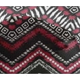 thumbnail image 5 of oneOone Viscose Chiffon Magenta Fabric Ikat Dress Material Fabric Print Fabric By The Yard 42 Inch Wide, 5 of 6